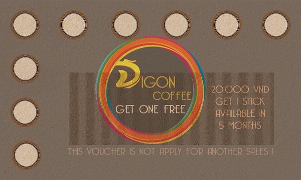 Reward card - Digon Coffee 2015